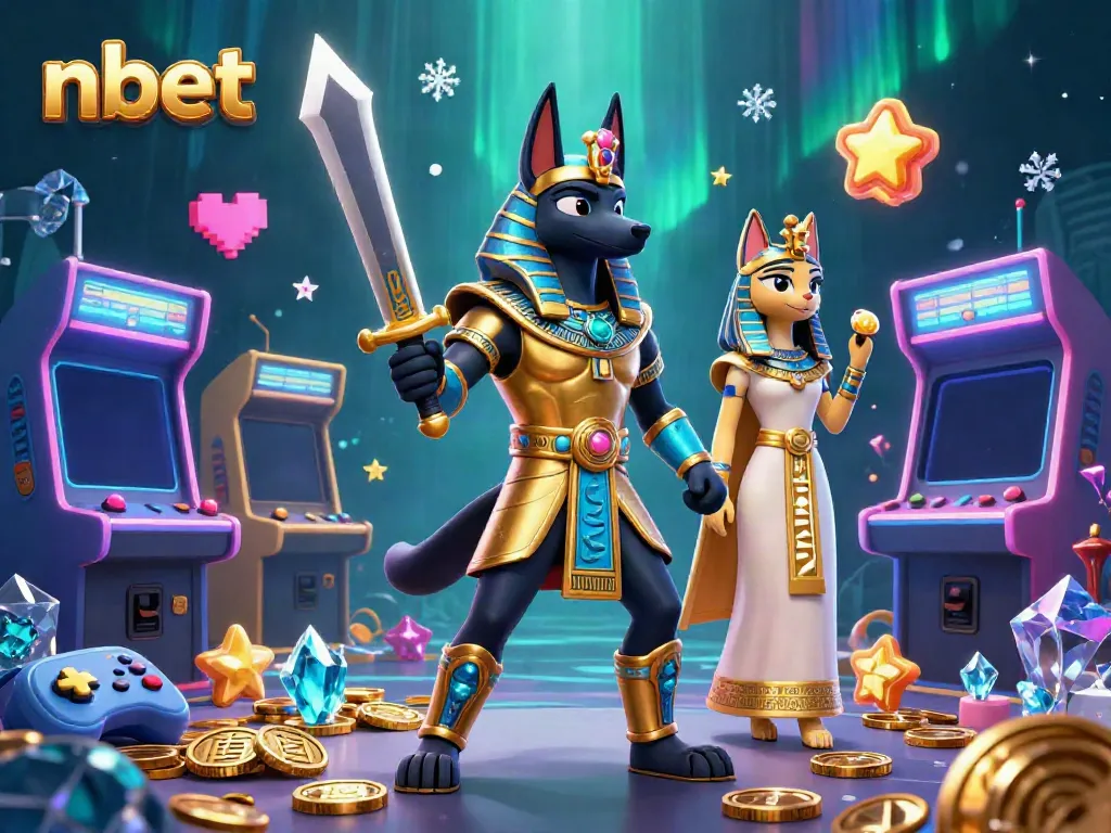 Experience exciting gameplay at nbet with Anubis the warrior and features of a vibrant casino.