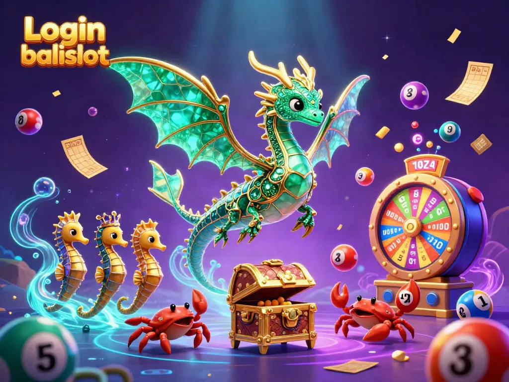 Engage with the thrill of Login balislot in this dynamic underwater casino scene.