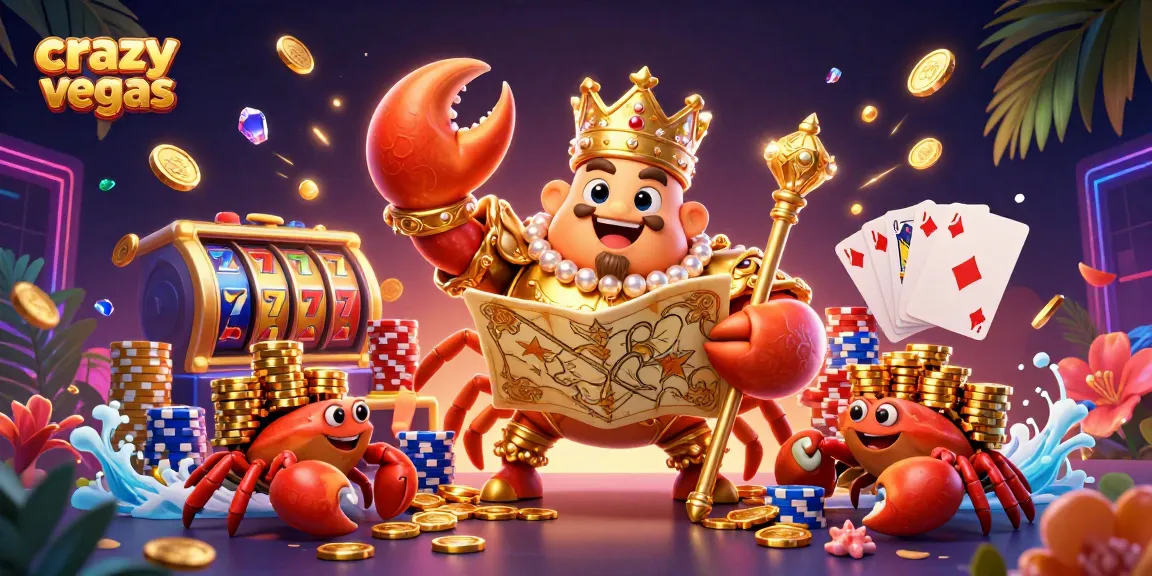 Hit jackpot adventures with crazyvegas, as the golden crab emperor rules the casino realm.