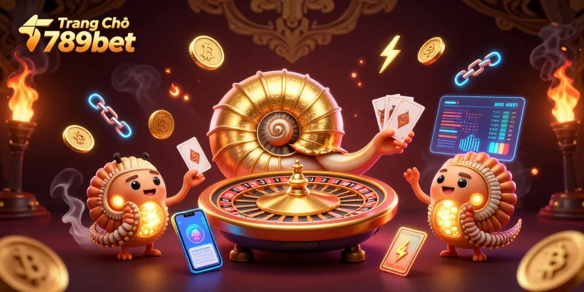Engage in immersive gaming at Trang Chủ 789bet, designed with vibrant 3D elements and dynamic casino scenes.